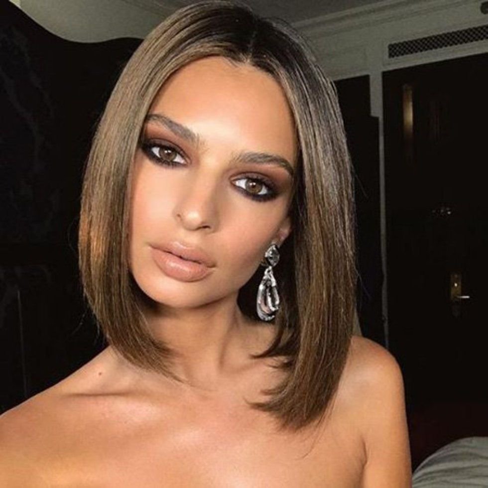 Bob frisyre Clavi Cut Emily Ratajkowski