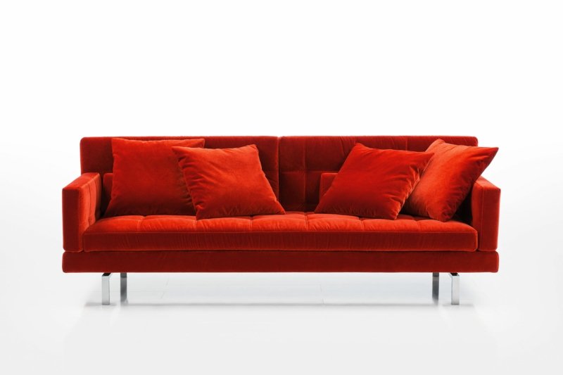 brühl-sofaer-modell-rav-rød