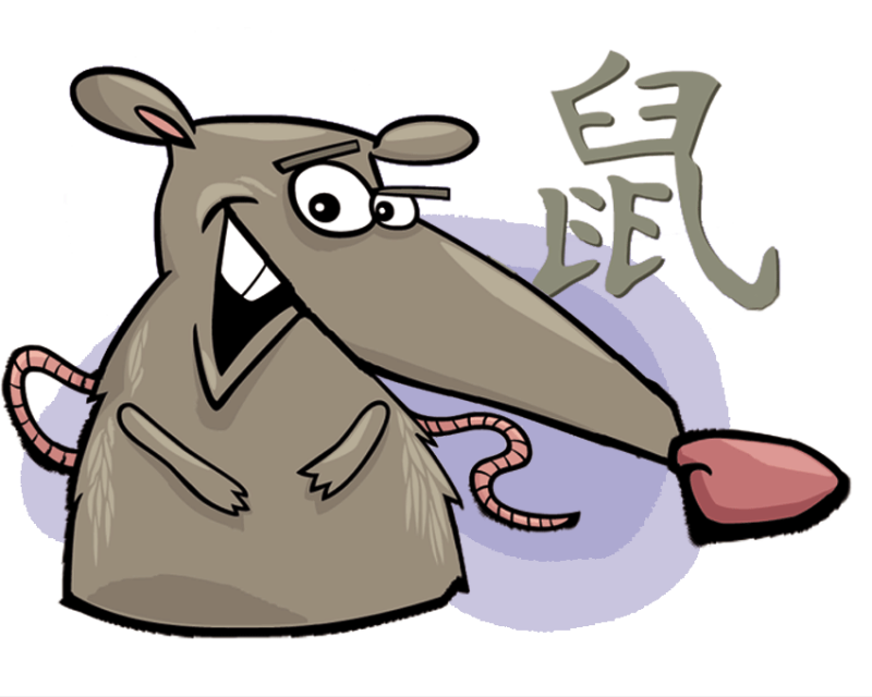 Zodiac kinesisk horoskop rotte