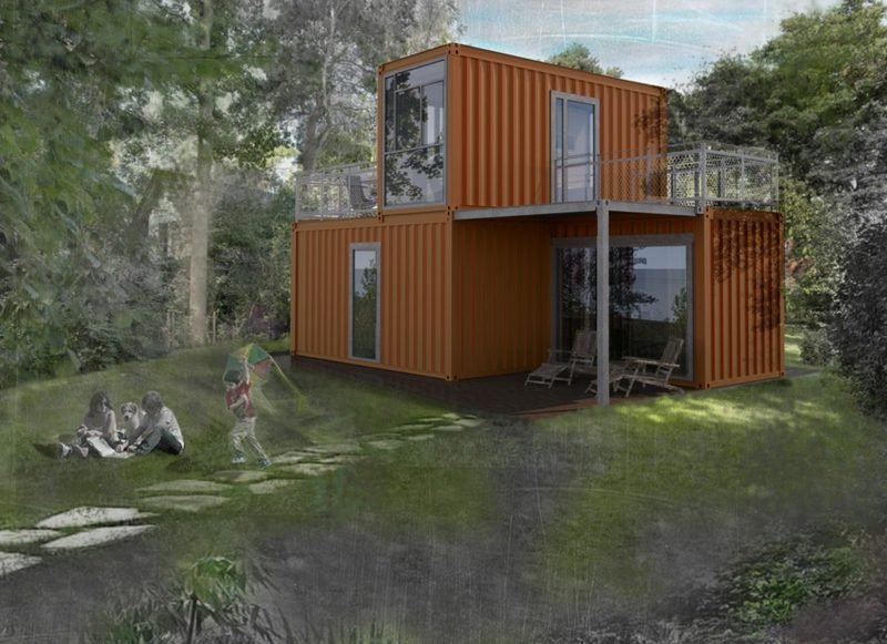 containerhuset som et drømmehus