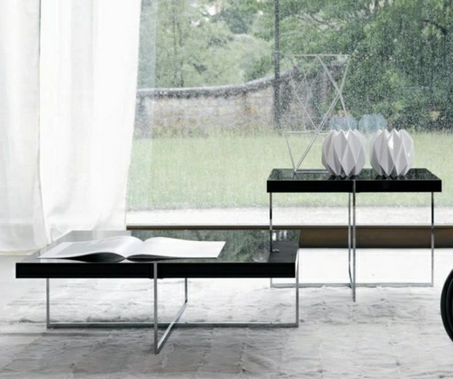 Τραπέζι σαλονιού μοντέρνα μεταλλικά πόδια μινιμαλιστικά