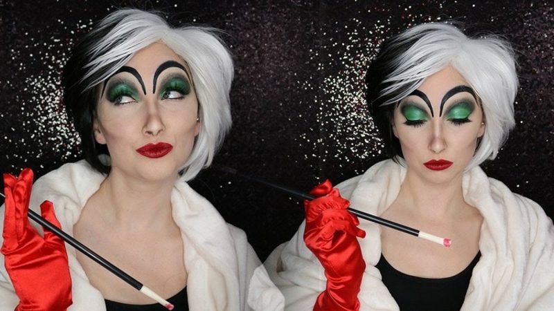 Kostýmový make-up Cruella De Vil si udělejte sami