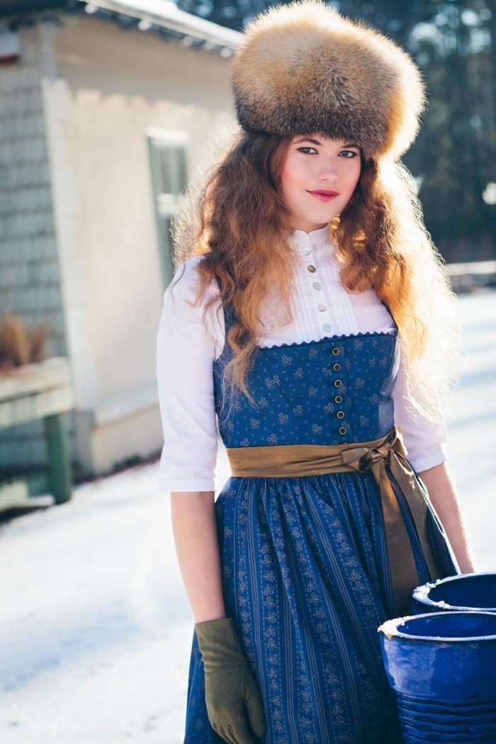 en dirndl for vinteren