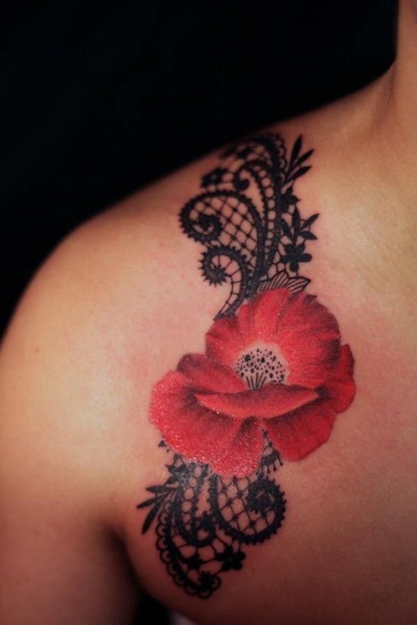 blomst tatovering ideer kvinner tatoveringer kvinner