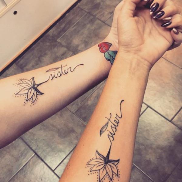 tekst tatoveringer for søstre ide