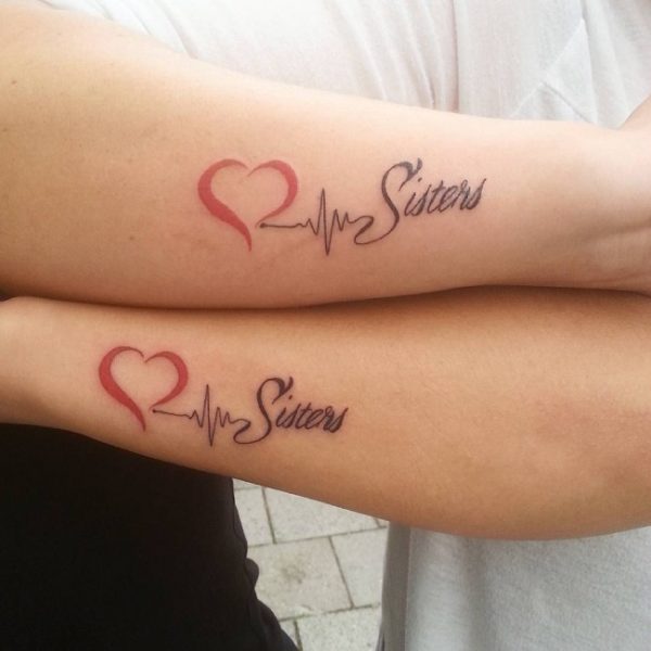 tegn kjærlighetstatoveringer for søstre