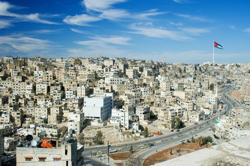 hovedstaden i Jordan Amman, hovedstaden i Jordan