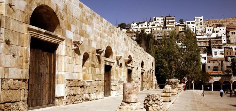 hovedstaden i Jordan Et Hashemitt-kvartal i Amman Jordan