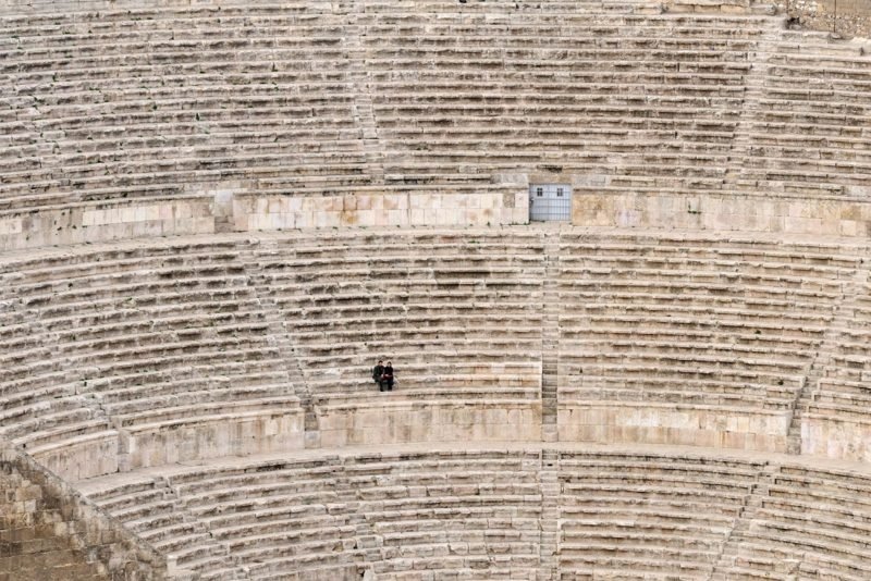 Romersk teater i Amman; Utsikt fra citadellet