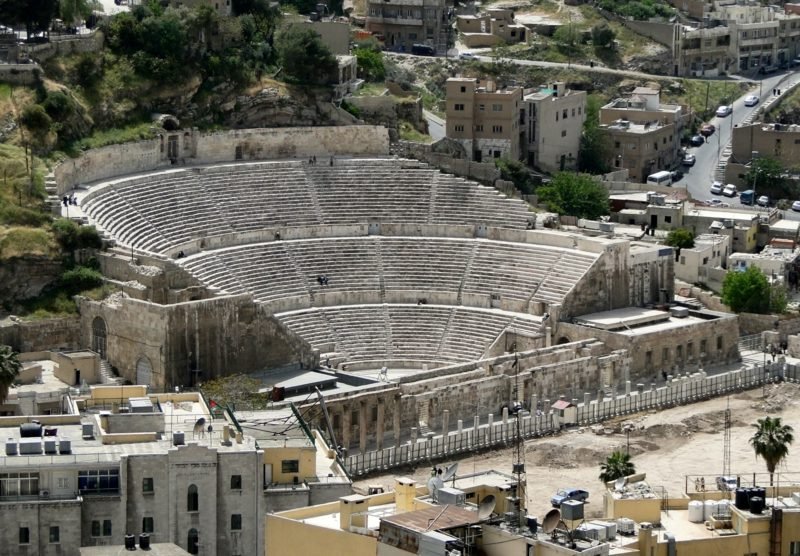 hovedstaden i Jordan romersk teater