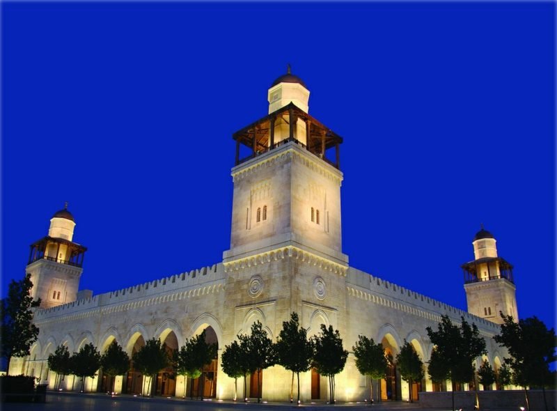 Hovedstaden i Jordan kong Hussein Bin Talal -moskeen