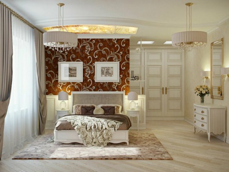 design pastelové ložnice