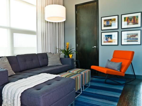 Conversion auto shop όμορφο διαμέρισμα χαλί καναπέ πορτοκαλί καρέκλα