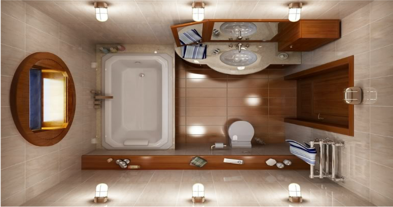 Malá koupelna může splnit všechny vaše sny a potřeby a nabídnout vám plné potěšení z koupání na několika metrech čtverečních.