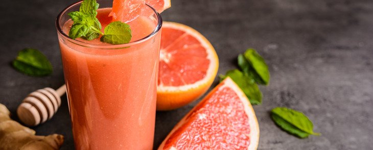 Nealkoholický nápoj grapefruitová máta