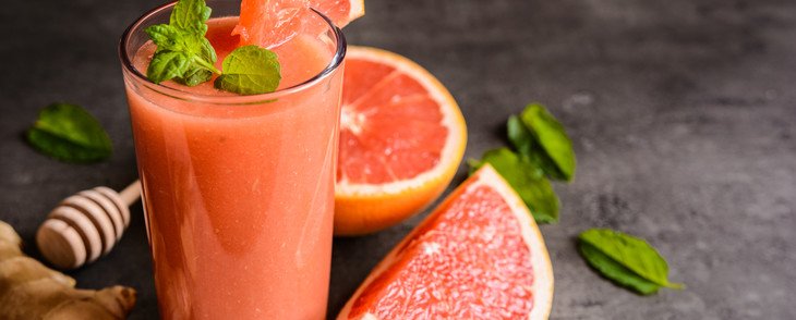 Nealkoholický nápoj grapefruitová máta