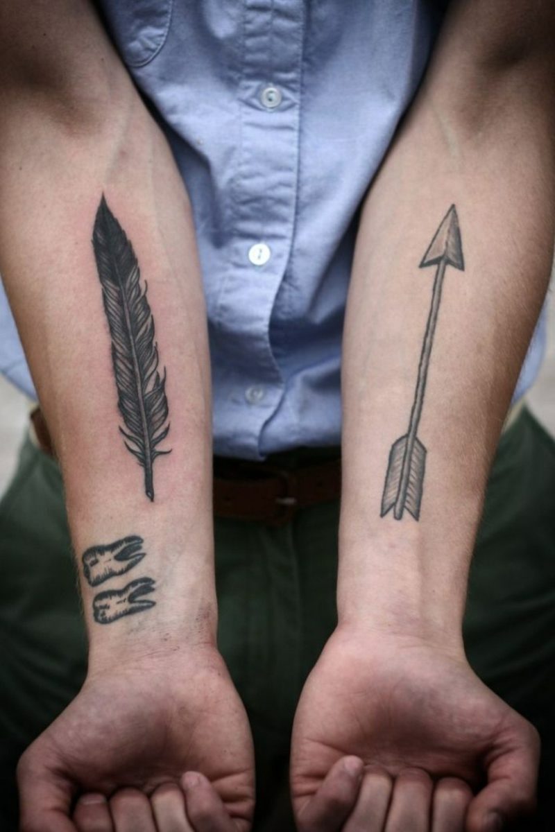 význam tetování peří