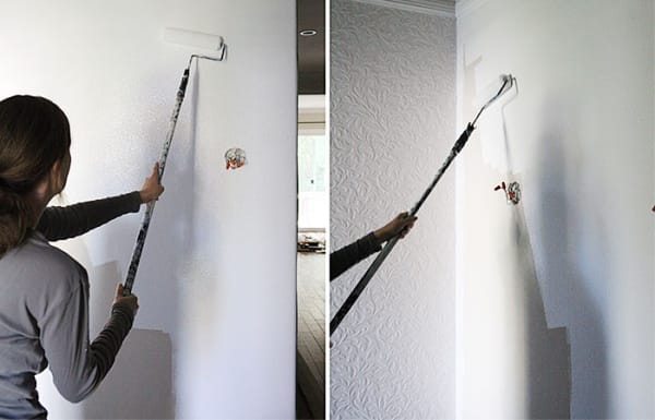 DIY dokunmamış duvar kağıdı yapıştırma