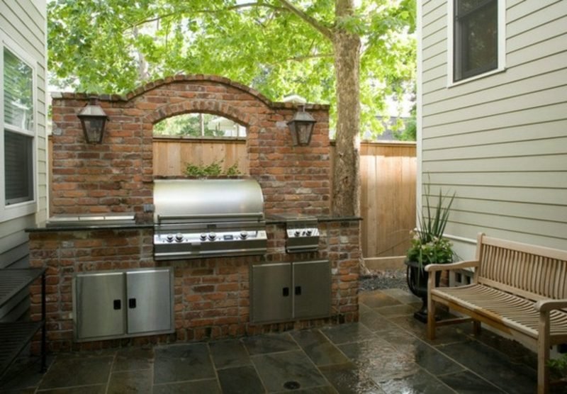 moderne hagegrill originale ideer hagedesign