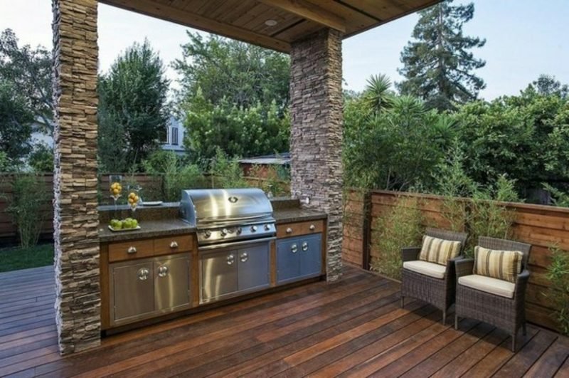 Grill moderne terrasse