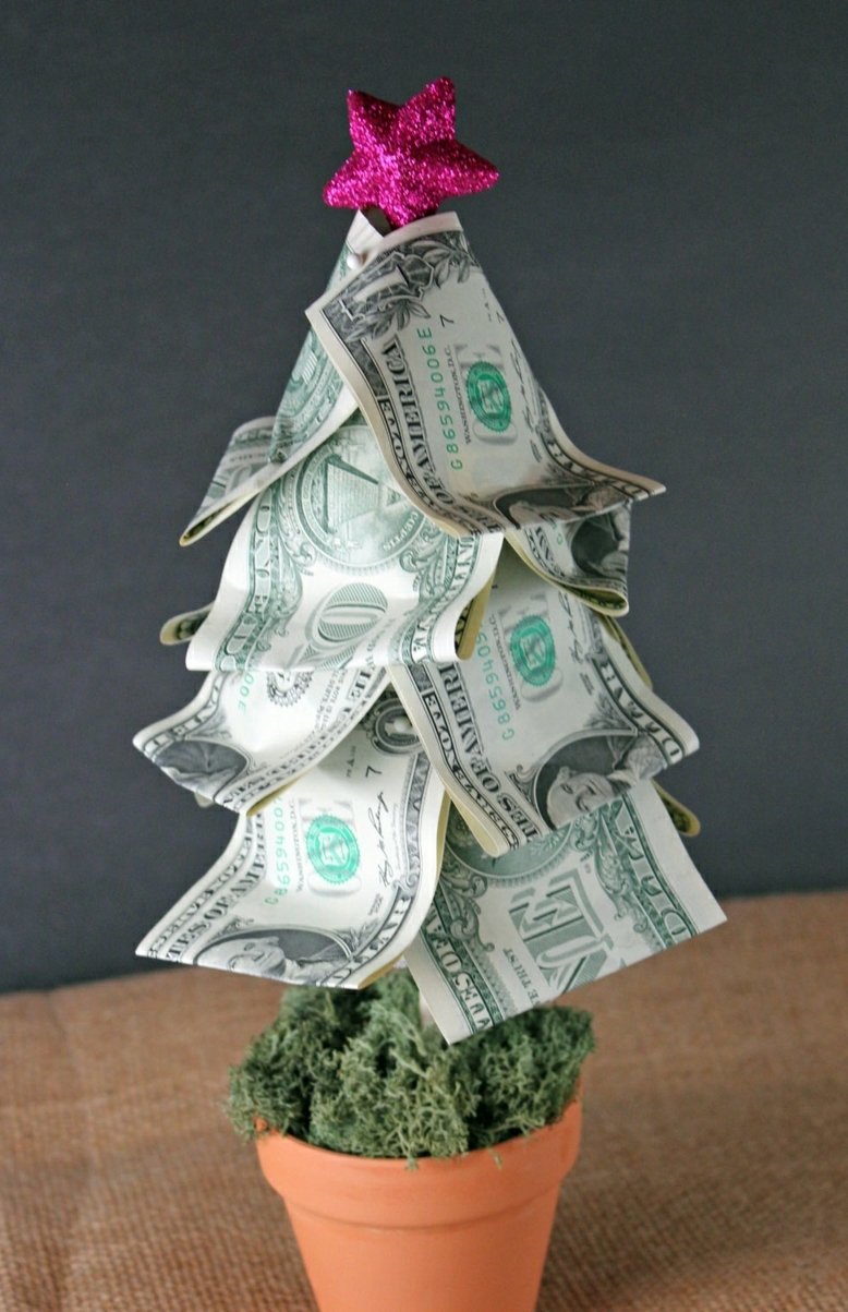 penger gaver kreative måter penger jul