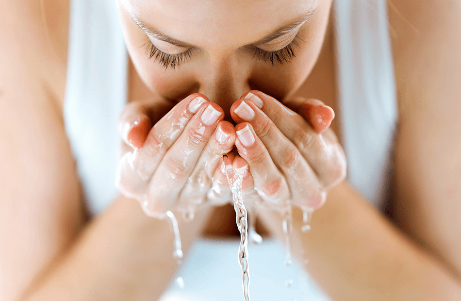 rengjør ansiktet ditt ordentlig