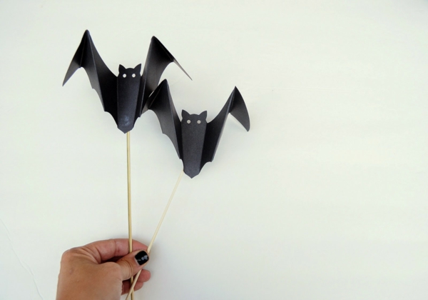 halloween håndverk ideer bat diy halloween dekorasjon