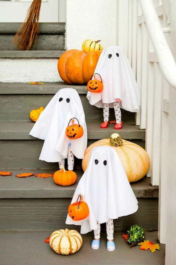 halloween håndverk ideer barna lager halloween kostymer selv