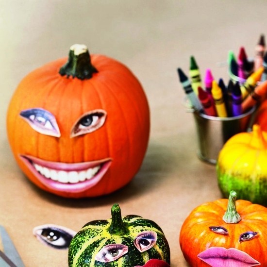 Halloween dýňová malba - 140 uměleckých nápadů a návodů ksichty z papírových řezů