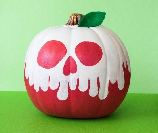 Malování Halloween dýně - 140 uměleckých nápadů a pokynů strašidelné jedovaté jablko sněhobílé