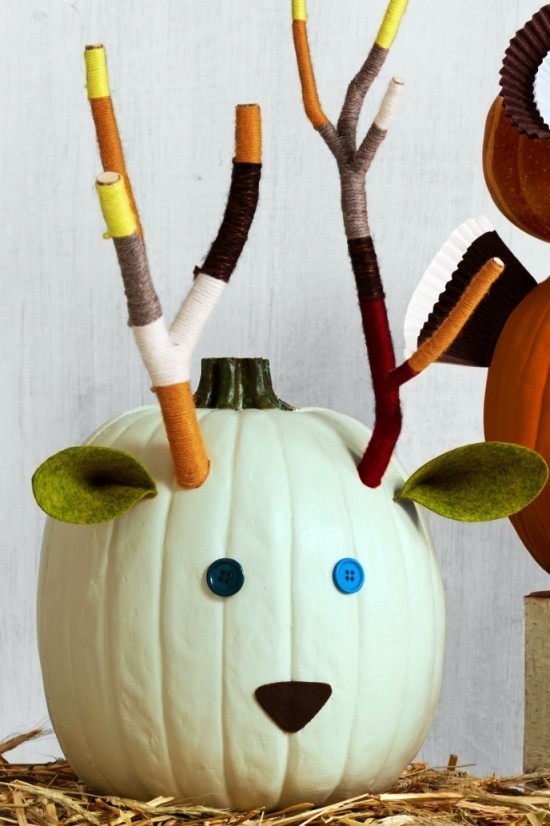 Malování halloweenské dýně - 140 uměleckých nápadů a pokynů sobí jeleni barevné roztomilé