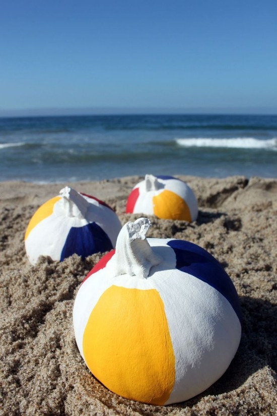 Malování halloweenských dýní - 140 uměleckých nápadů a návodů na letní dýně jako plážové koule