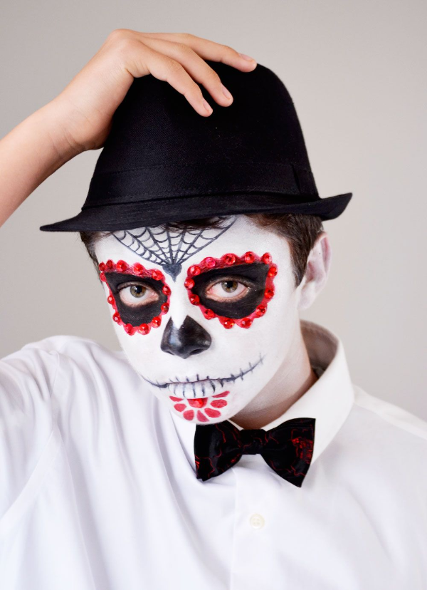 strašidelný obličej - skvělé nápady - Halloween Make Up