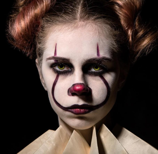 Halloween Make Up - jednoduché nápady se třemi barvami