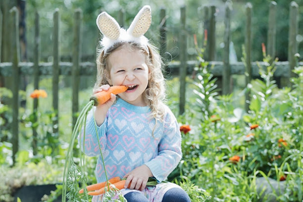 Tinker králičí uši - nápady a návody na velikonoční lov vajíček dívčí mrkev