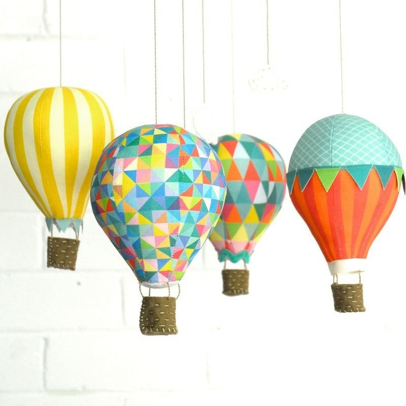 Horkovzdušné balóny vytvářejí kreativní nápady pro kutily