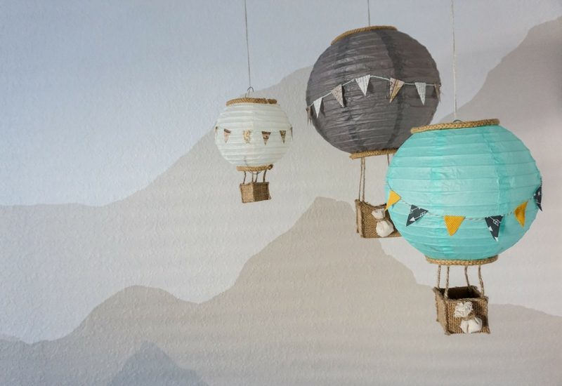 Teplovzdušný balónkový drátěný stínítko skvělý nápad