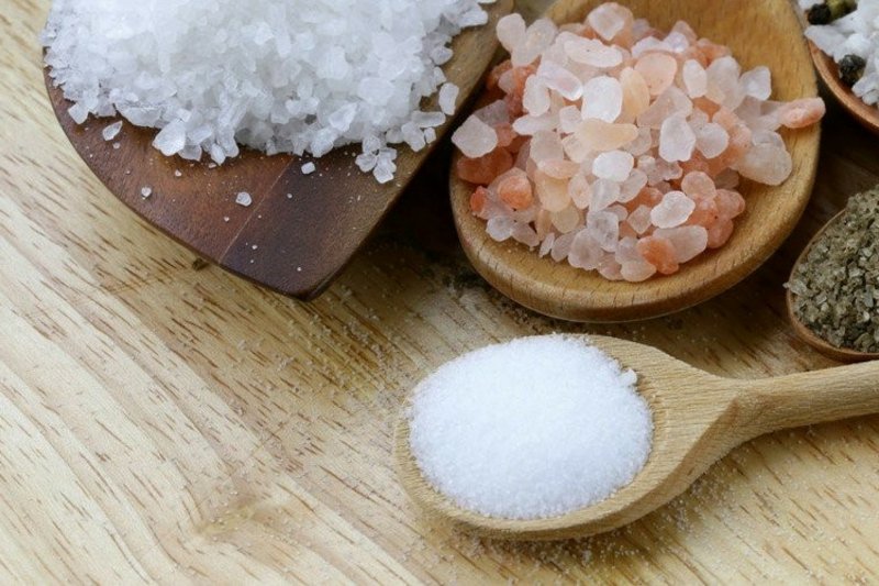 forskjellige typer salt Himalaya salt