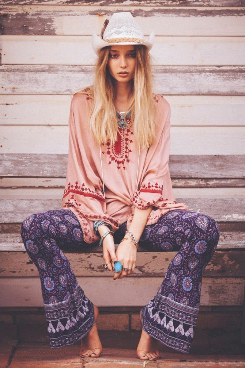 Hippie módní nápady pro ženy