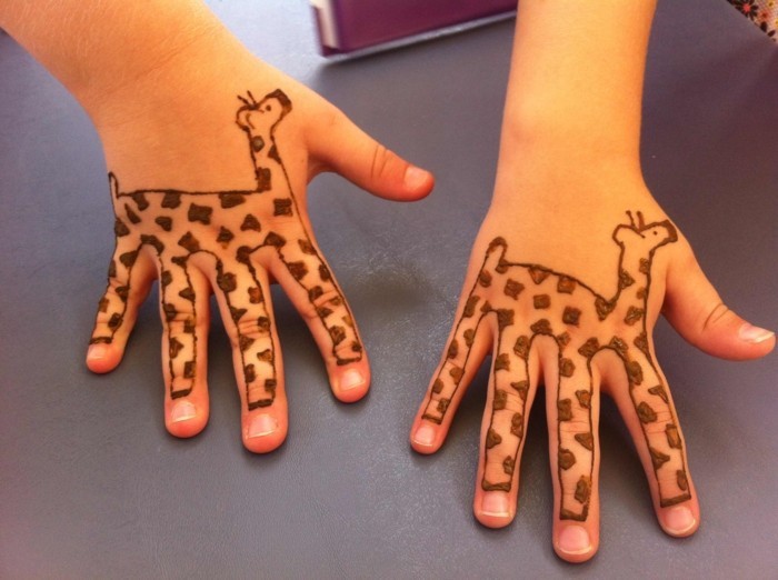 henna tetování pro děti