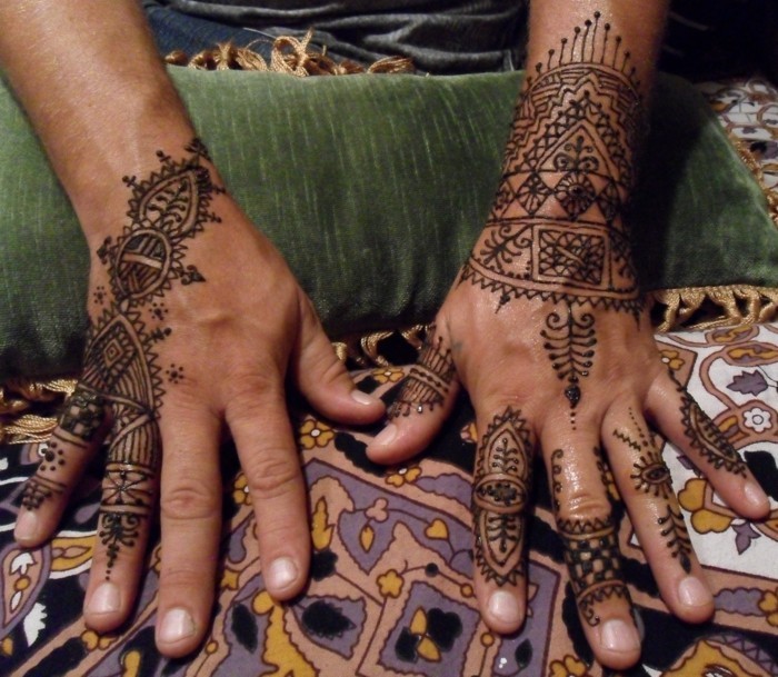 udělejte si henna tetování sami