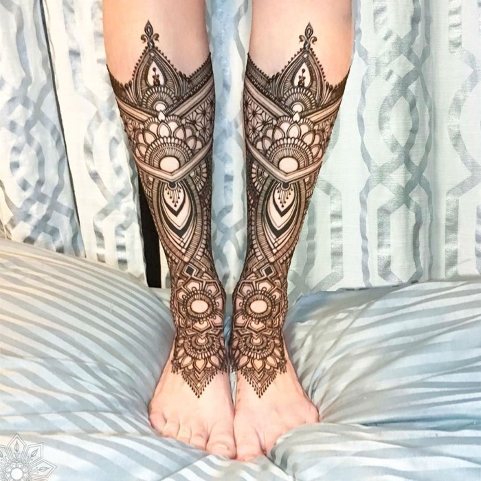 skvělé nápady pro tetování hennou