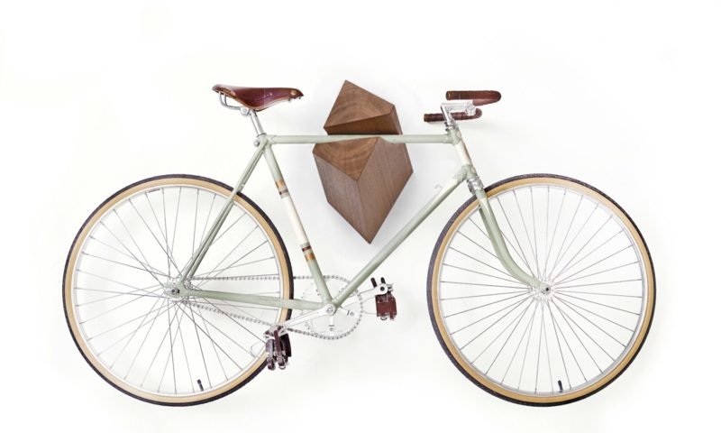 ιδέες αποθήκευσης τοίχου βάσης ποδηλάτου ξύλο