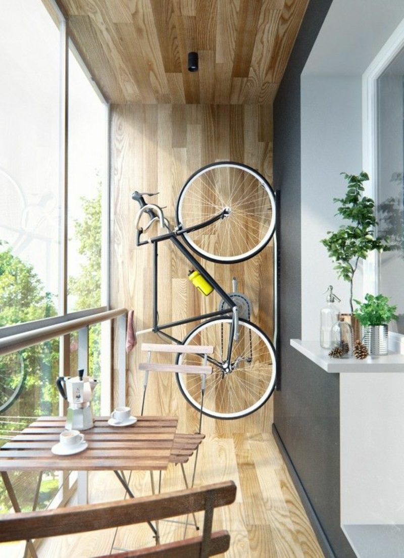 ράφι ποδηλάτου τοίχου αποθήκη μπαλκόνι