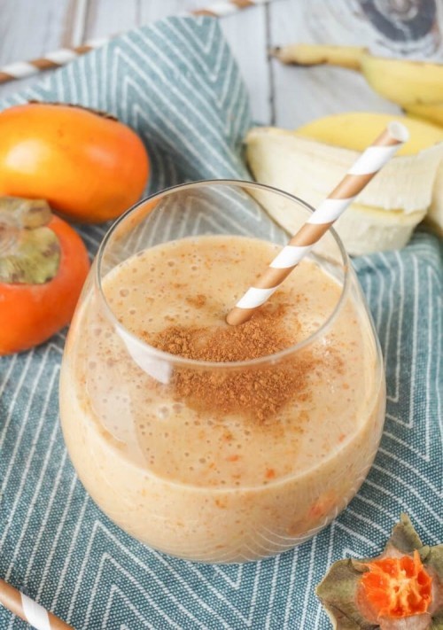 Persimmon frukt smoothie