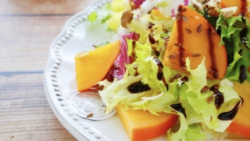 Persimmon fruktsalat