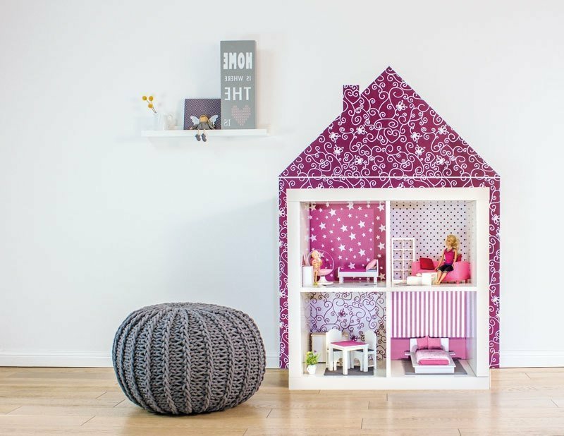 Dukkehus lag IKEA hyller selv
