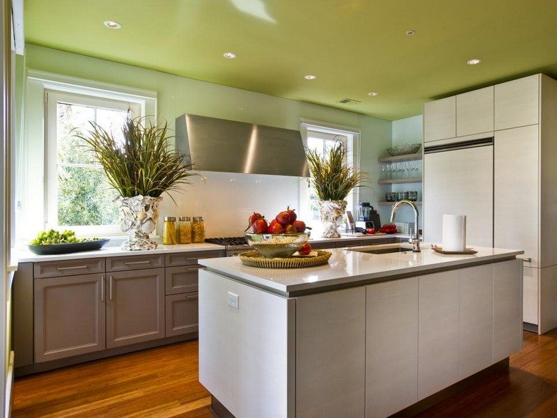 Kjøkkenveggfarge olivengrønn fantastisk utseende