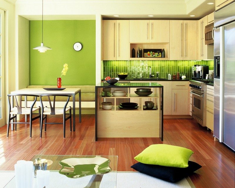Kjøkkenveggfarge olivengrønn selvfølgelig