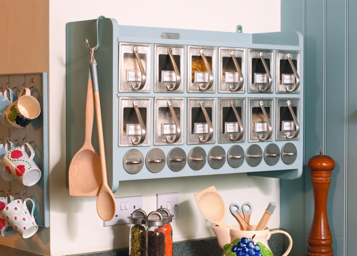 kuchyňské nápady vybavení tipy kuchyňské police design kuchyně